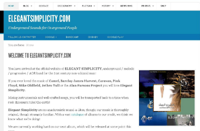 Homepage Screenshot May 2013