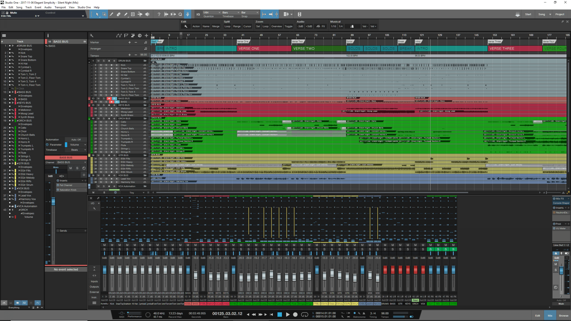 Silent Night . . .  here comes the mix!